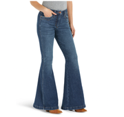 Wrangler Ladies Retro High Rise Flare Jeans C3