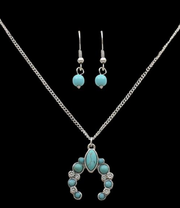 Silver Strike Squash Blossom Necklace Set