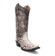 Circle G Ladies Python Snip Toe Boots