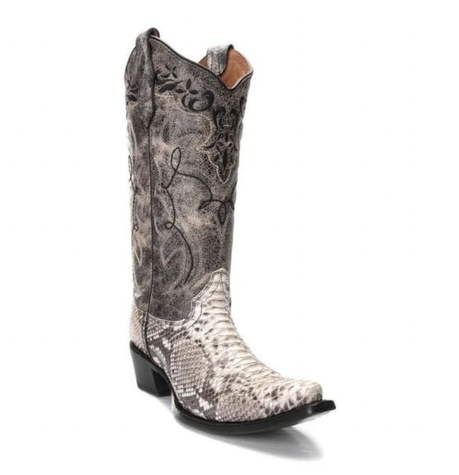 Circle G Ladies Python Snip Toe Boots.