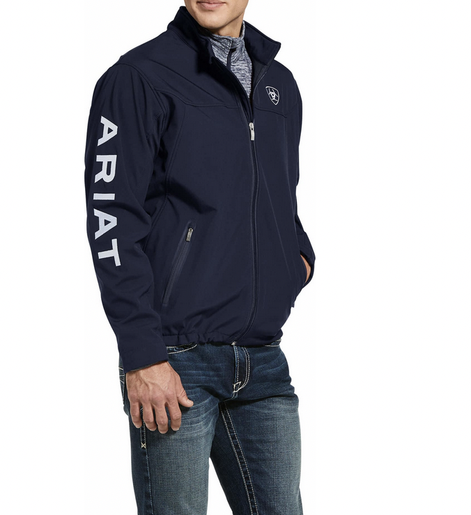 Ariat Men's Navy Team Softshell Jacket