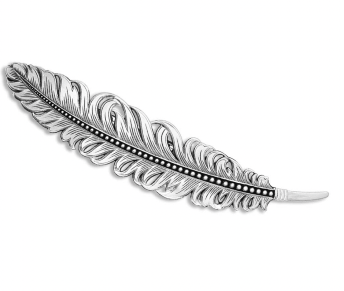 Montana Silversmiths Feather Barrette.