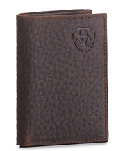 Ariat Men's Shield Logo Tri-Fold Wallet