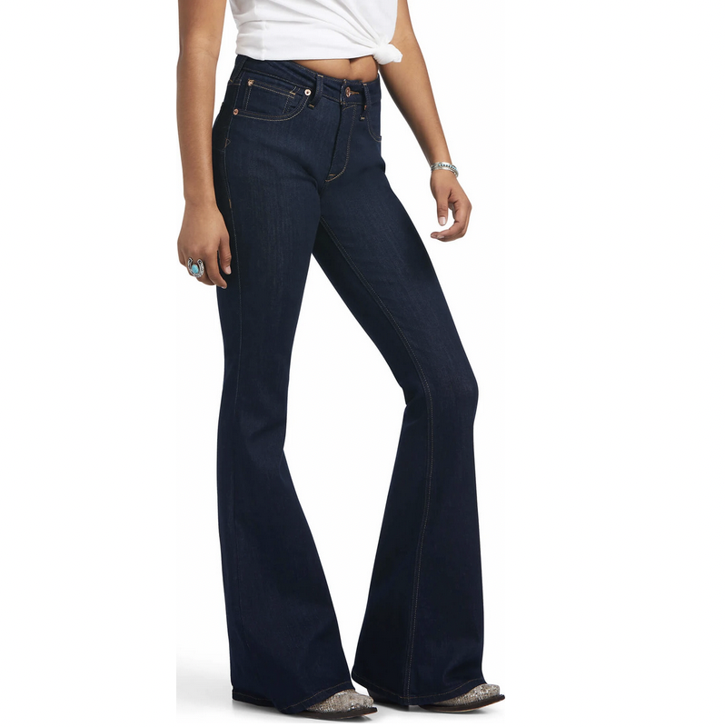 Ariat Women's R.E.A.L. High Rise Shelby Flare Jean.