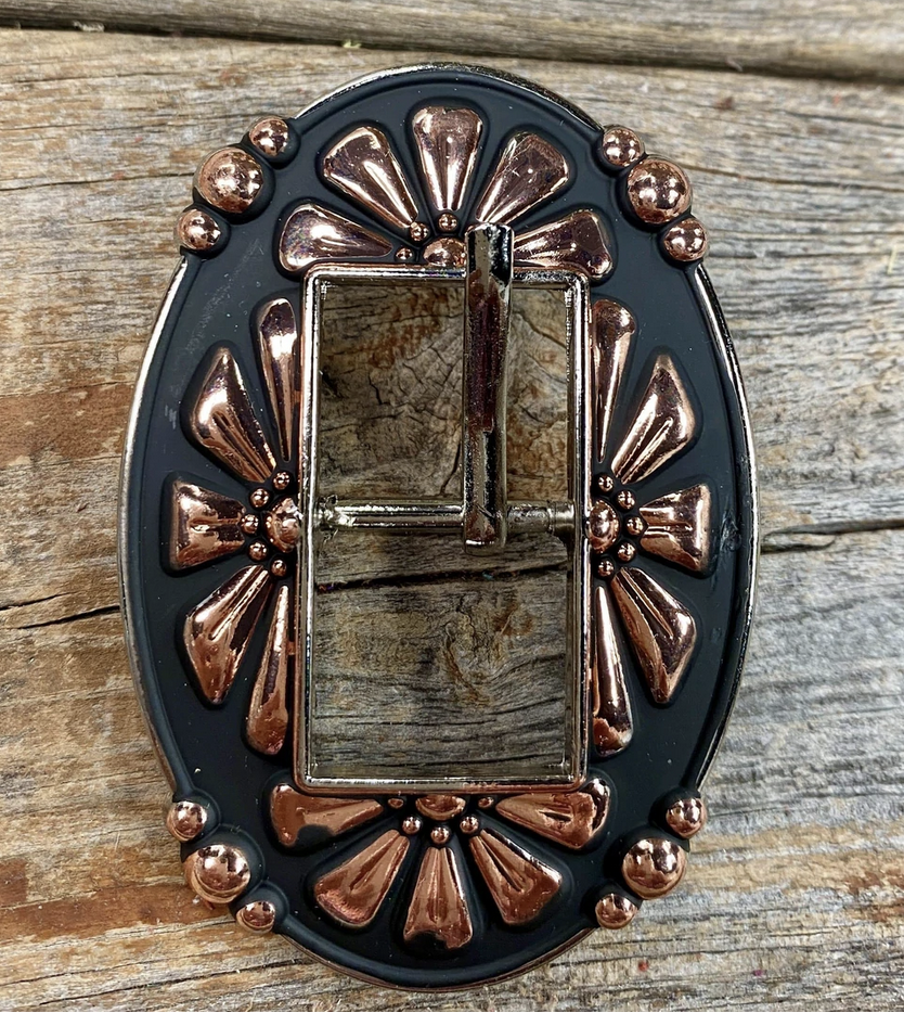 Rodeo Drive Copper Flower Buckle