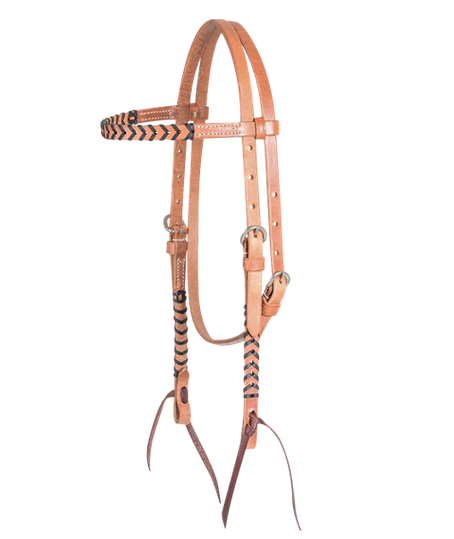 Martin Black Laced Leather Headstall.