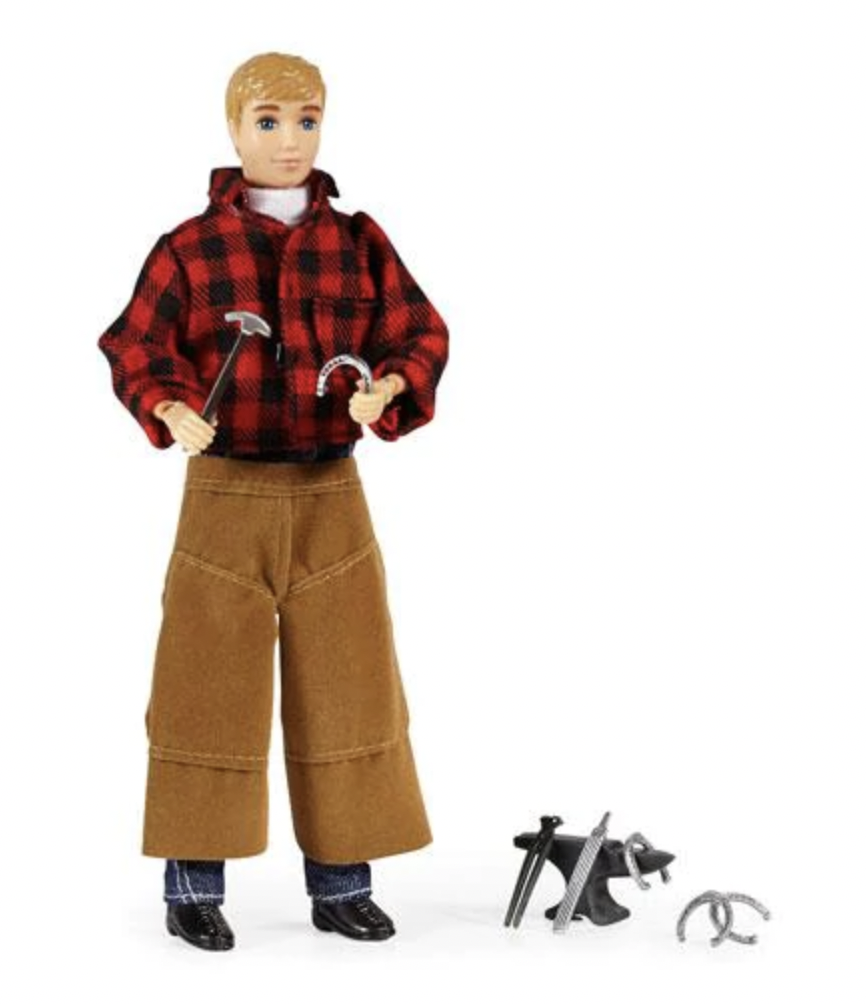 Breyer Farrier Figure with Tools.