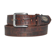 Gingerich Men's Crocodile Print Belt