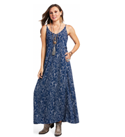 Ariat Women's Blue Lasso Print Dress