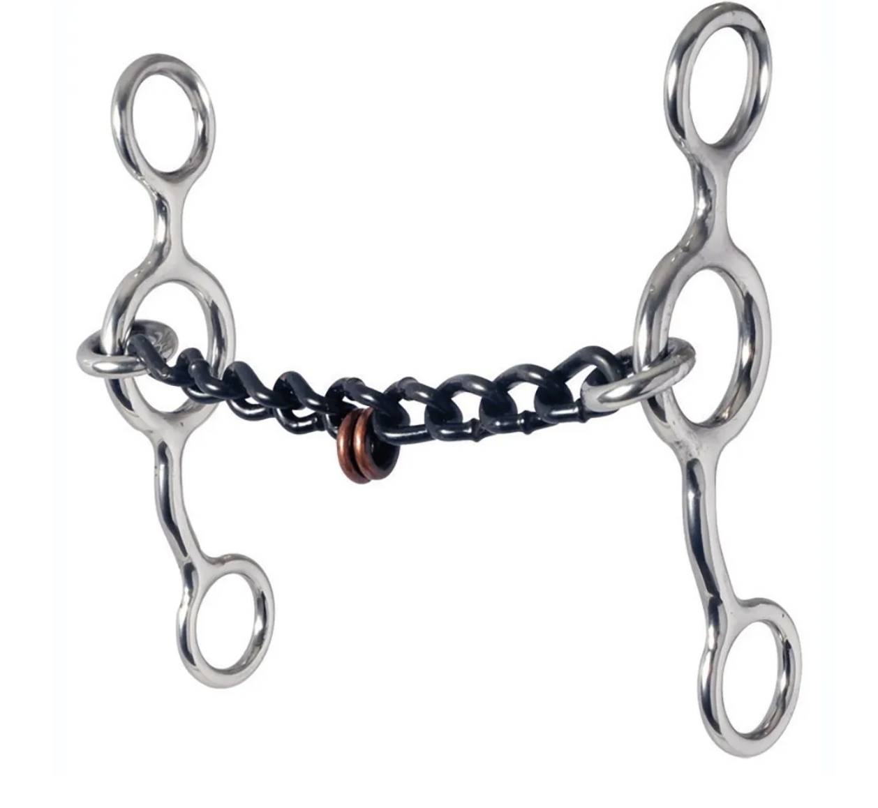 Reinsman Junior Cow Horse Chain Gag Bit.