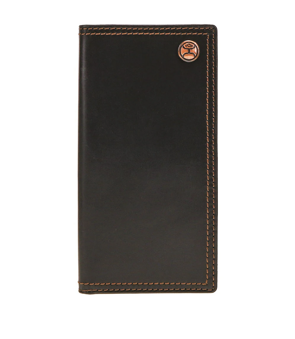 Hooey Smooth Black Rodeo Wallet