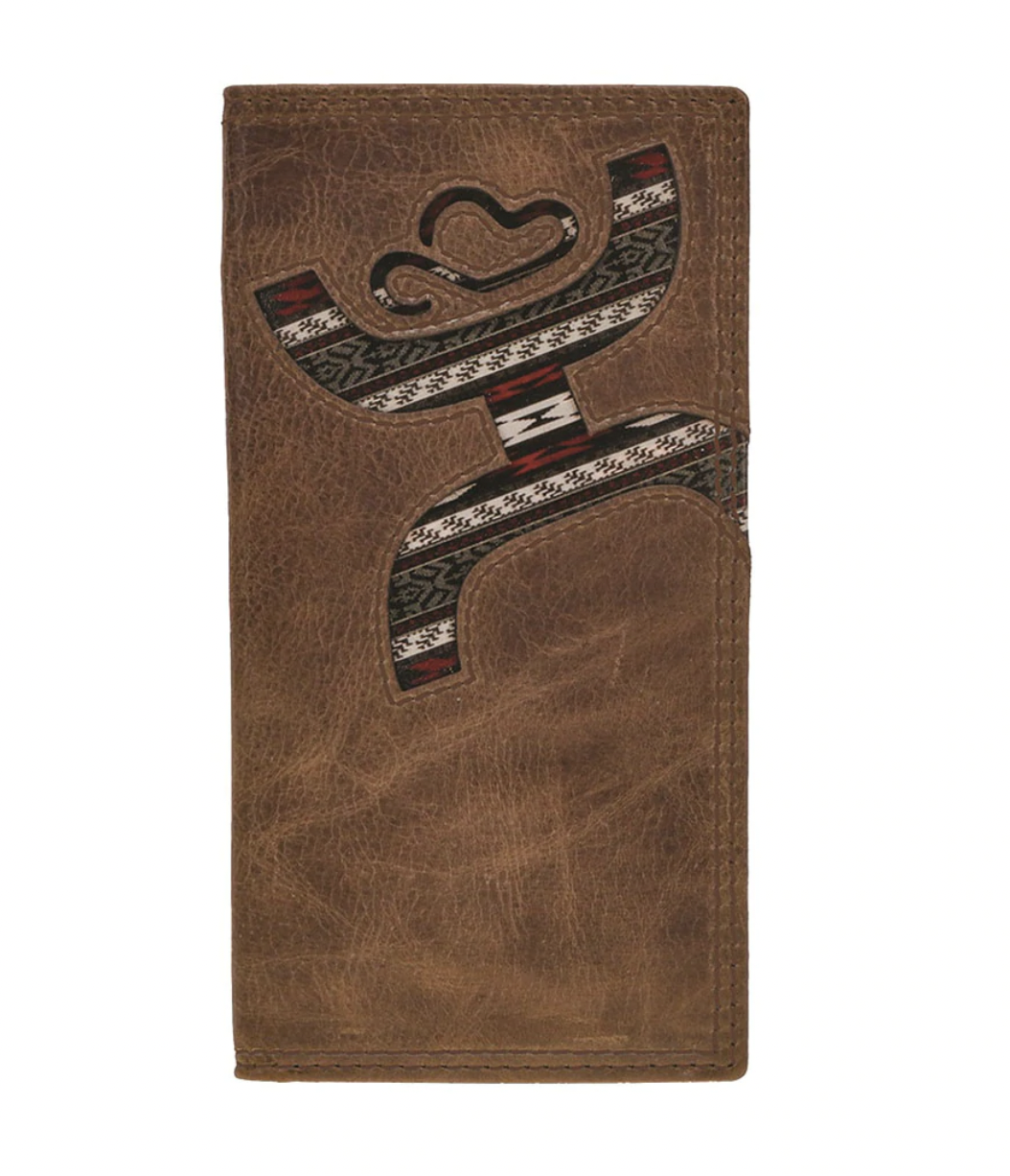 Hooey Laser Cut Hands Up Nomad Rodeo Wallet.