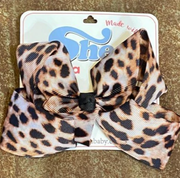 Shea Baby Leopard Bow