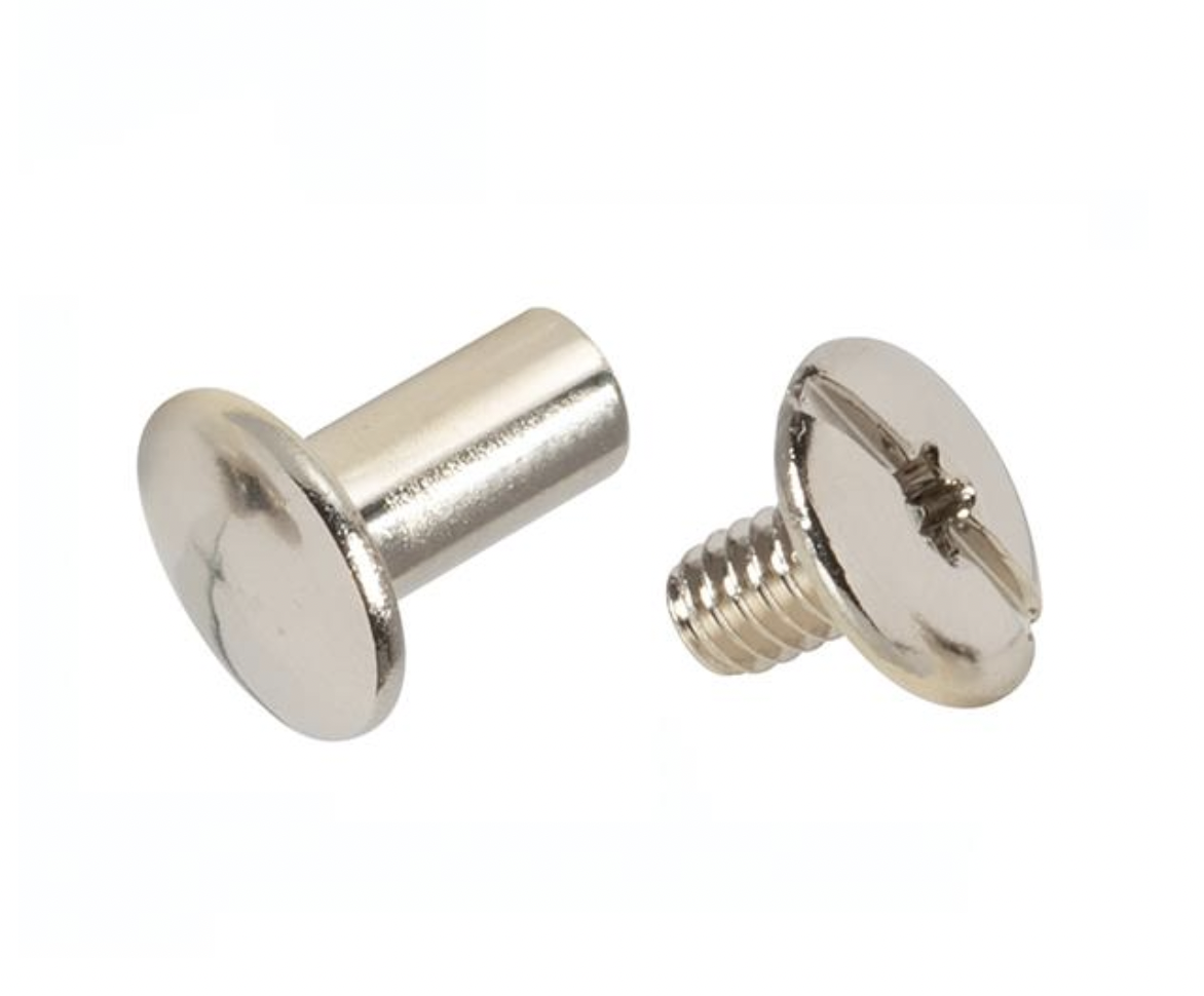 Weaver Plain 1/4" Chicago Screws.