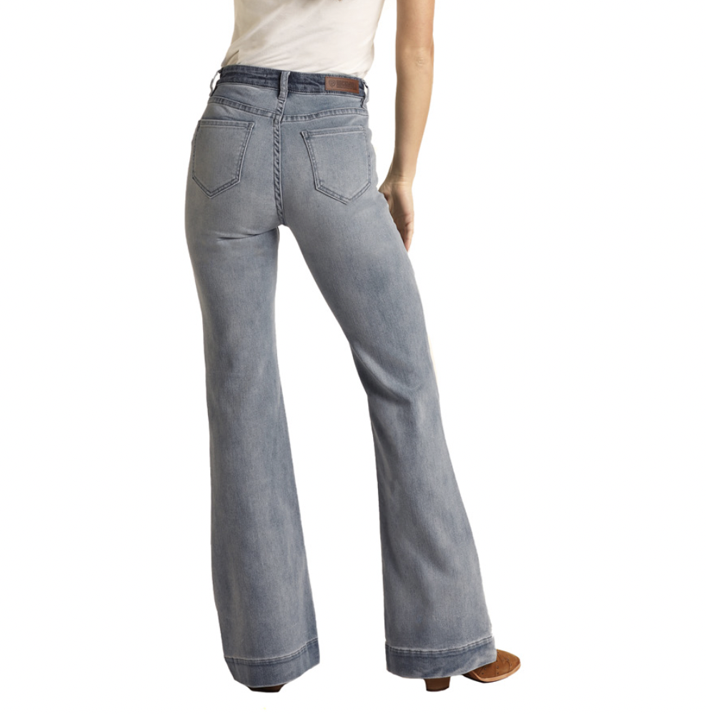 Rock & Roll Women's Lightwash Trouser Jeans