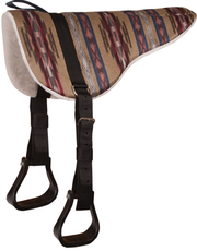 Mustang Mesa Bareback Pad with Stirrups