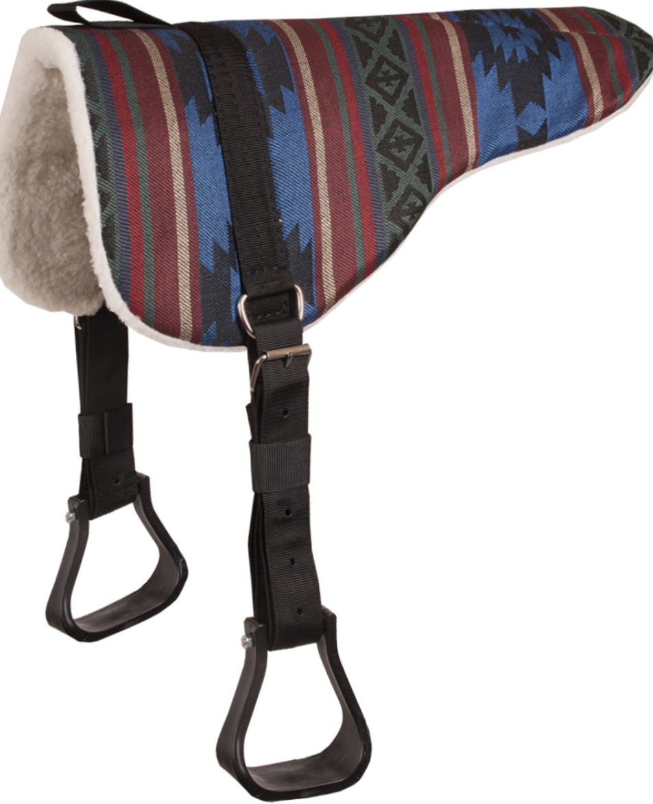 Mustang Mesa Bareback Pad with Stirrups