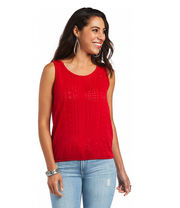 Ariat Ladies Bright Red Tank Top