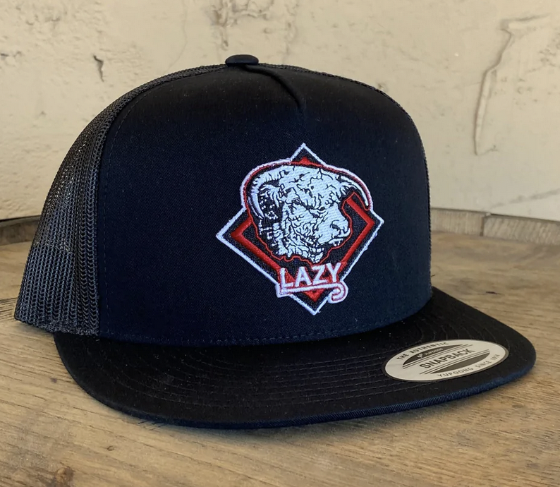 Lazy J Black Diamond Hereford Cap.