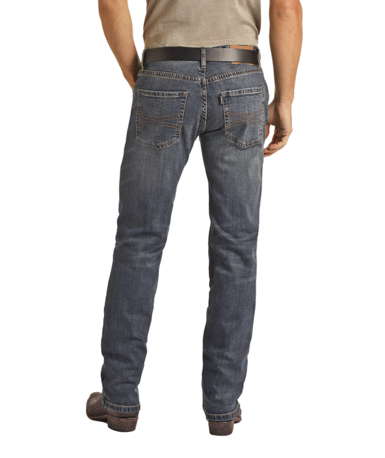 Rock & Roll Hooey Men's Revolver Slim Fit Jeans