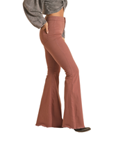 Rock & Roll Ladies Mauve Bell Bottom Jeans