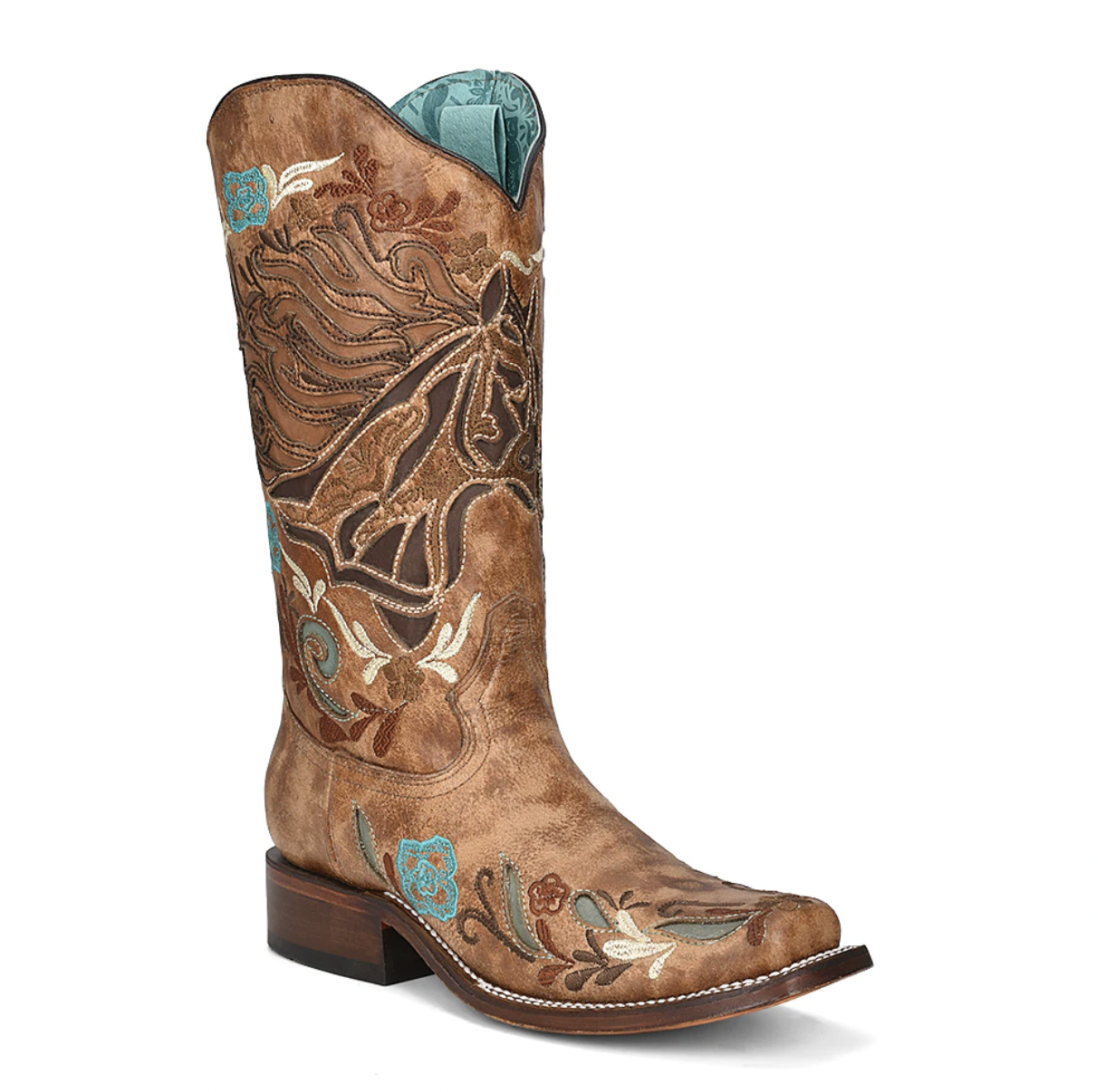 Corral Ladies Iridescent Horse Boot.