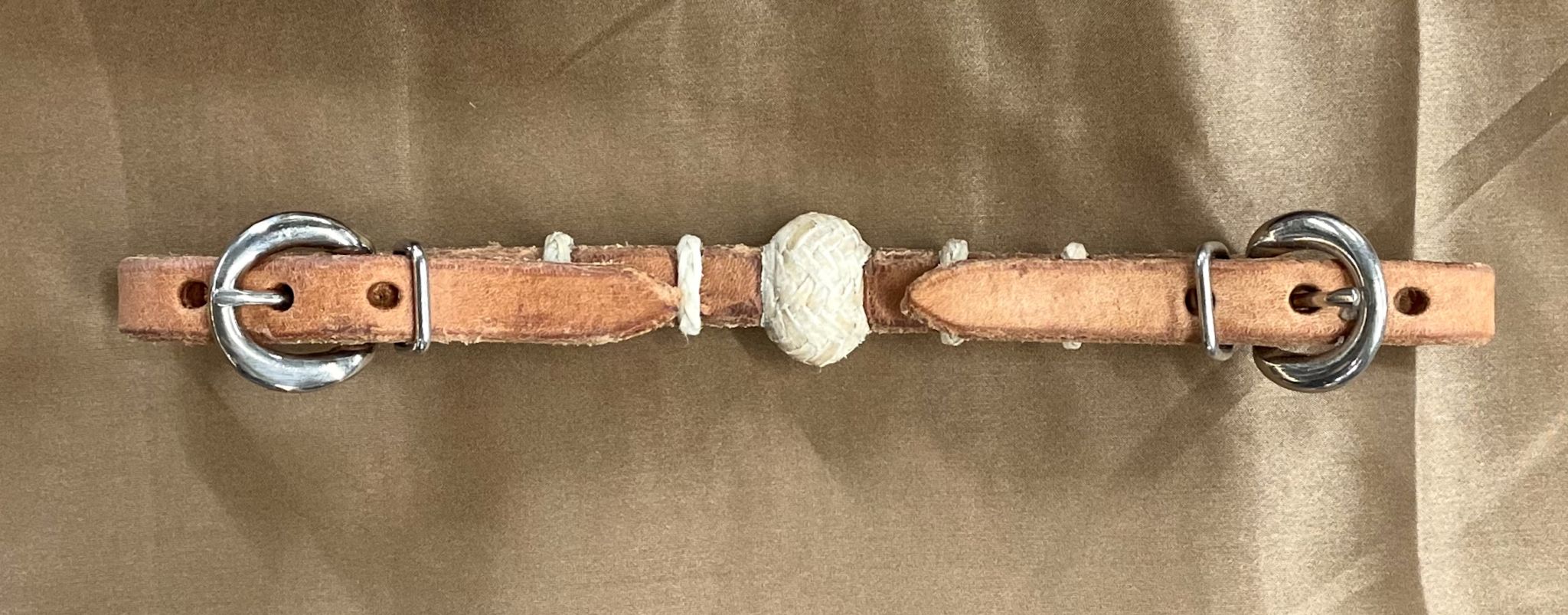 Wild West Braiding Rawhide Leather Curb Strap