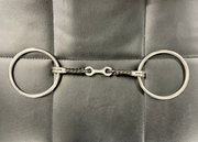 Direct Equine Twisted Dog Bone Snaffle Bit