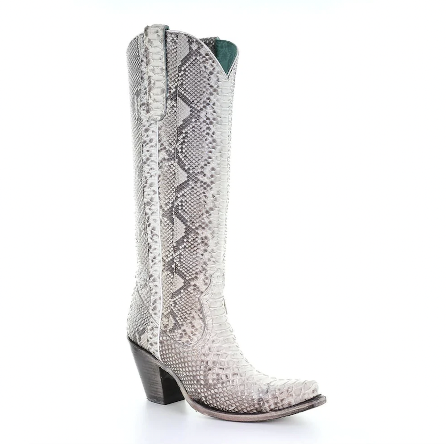 Corral Ladies Nat Python Zipper Tall Top Boot A3789.