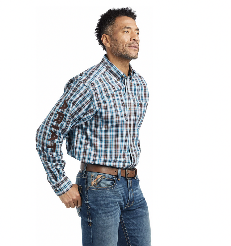 Ariat Men's Pro Team Cade Ocean Shirt