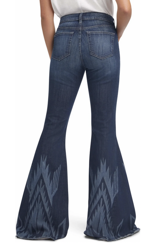 Ariat Ladies High Rise Chimayo Extreme Flare Jean.