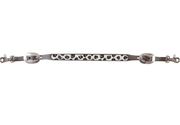 Cashel Grey Cheetah Beaded Wither Strap