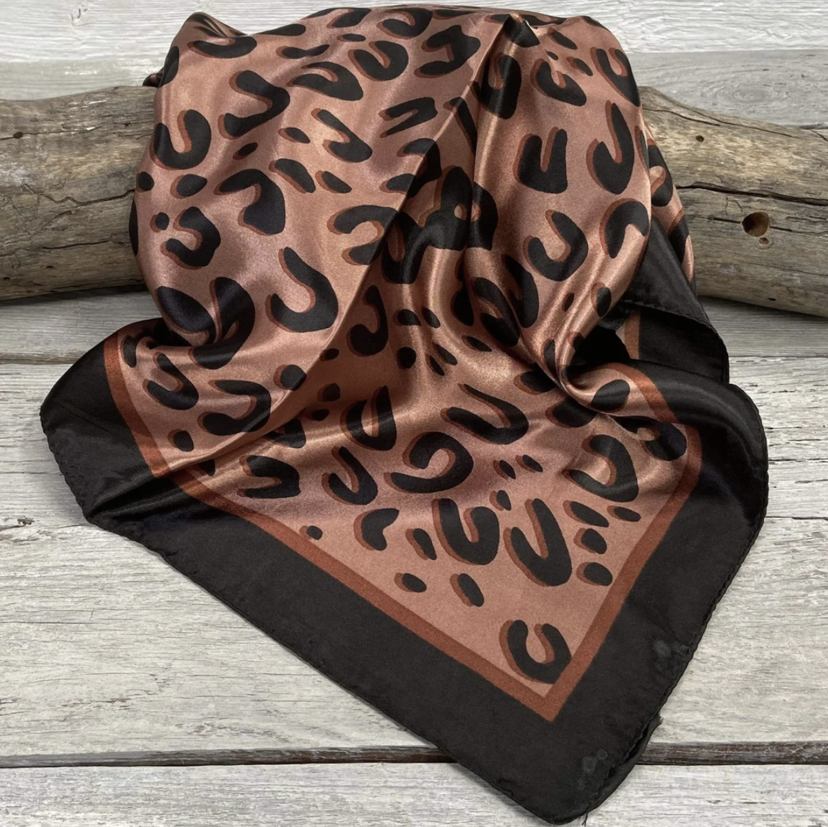 Rodeo Drive Leopard Wild Rag