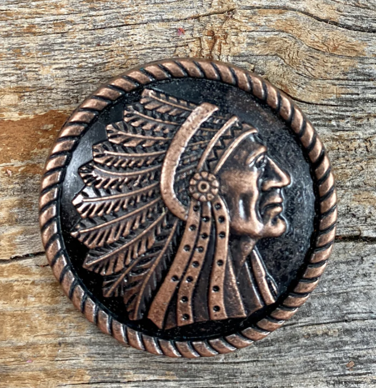 Rodeo Drive 1.5" Native American Concho.