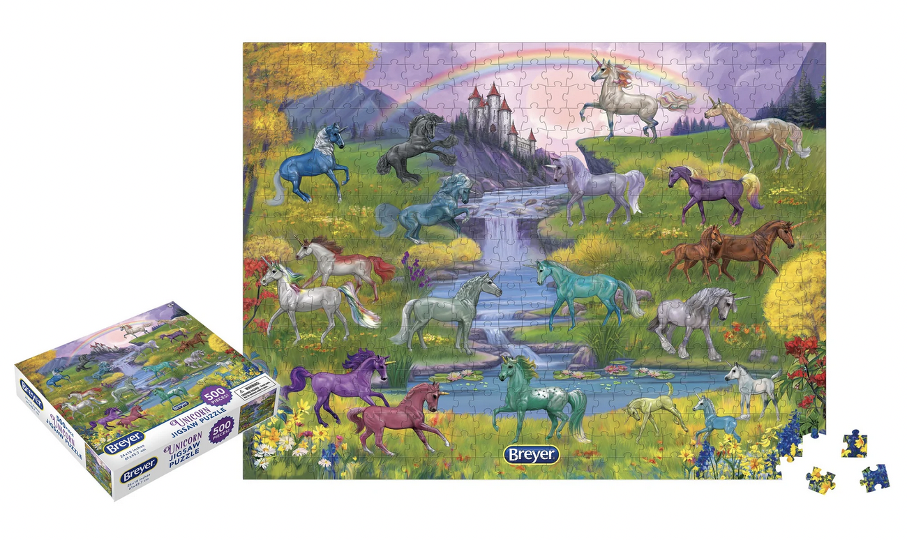 Breyer Unicorn Jigsaw Puzzle.