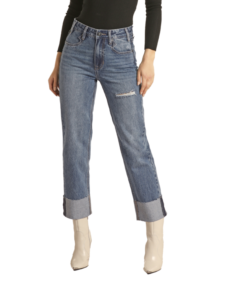 Rock & Roll Cowgirl Cropped Jean