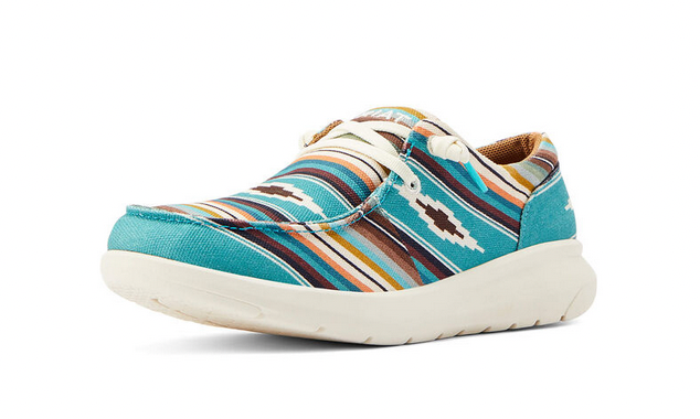 Ariat Women's Turquoise Serape Hilo Shoe.