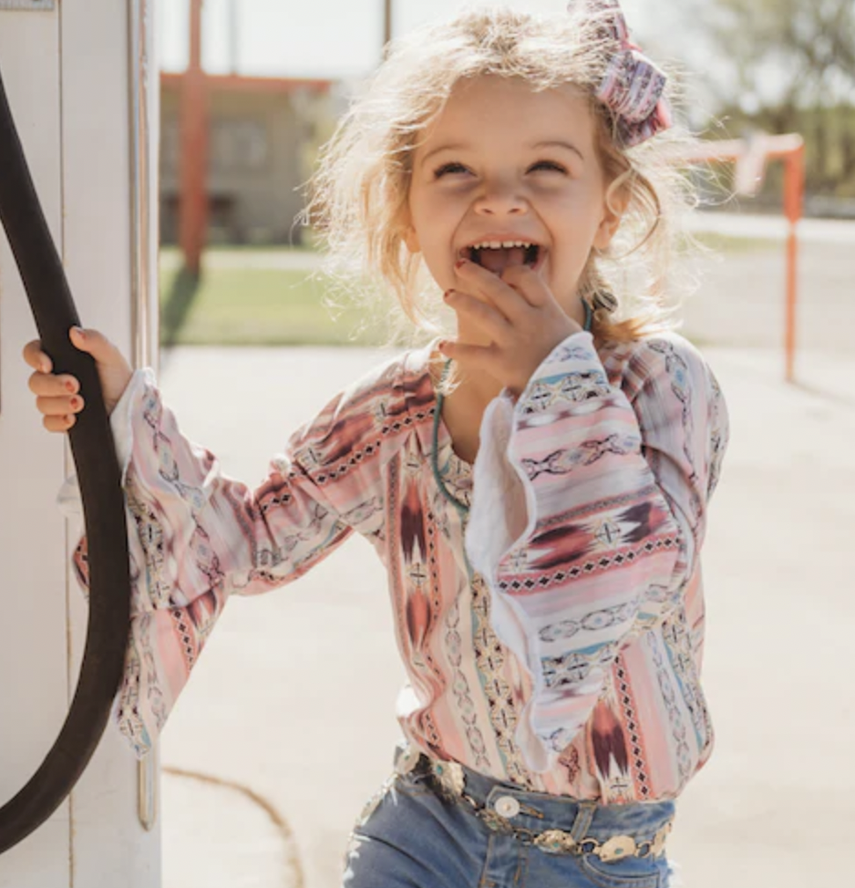 Shea Baby Southwestern Bell Onesie.