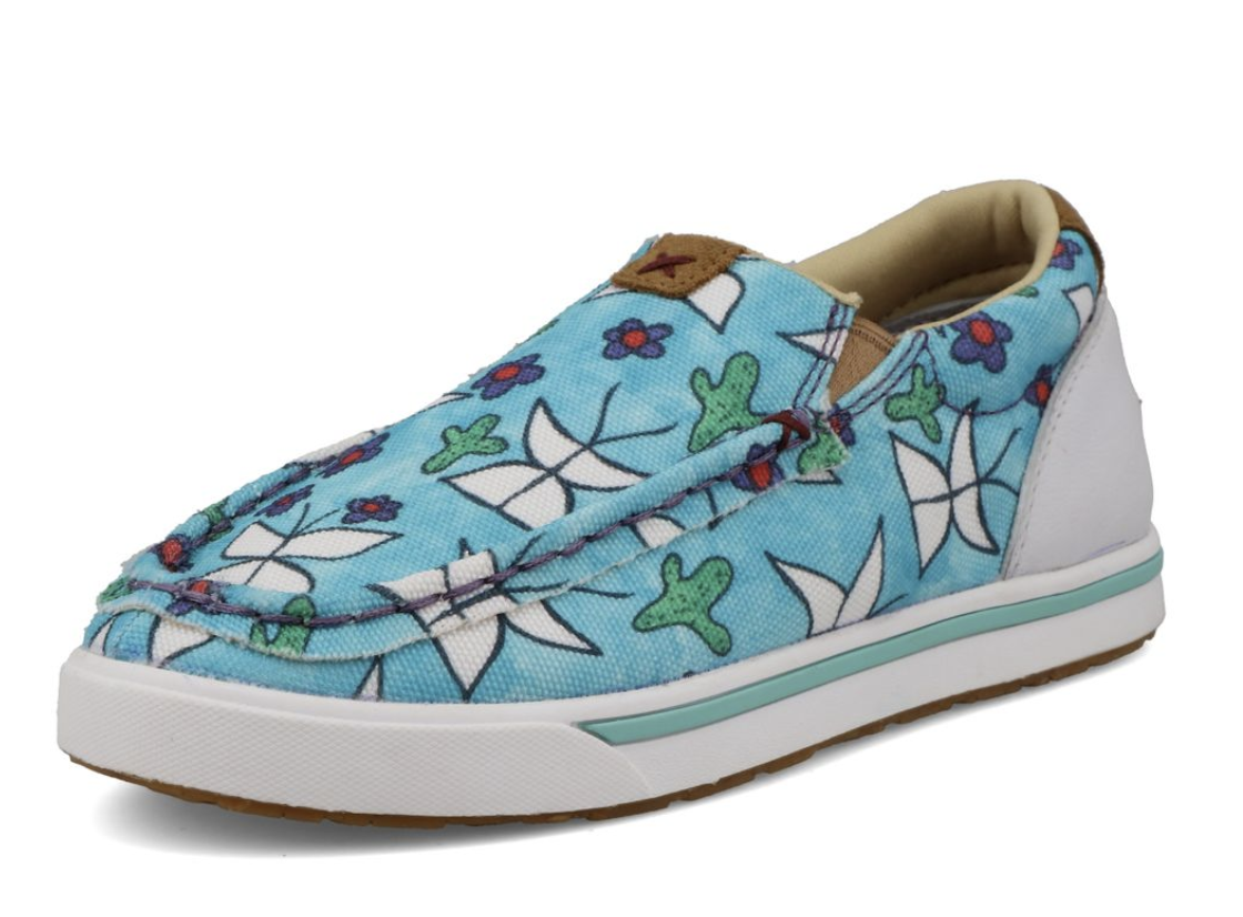 Twisted X Children's Aqua Slip-On Kicks.