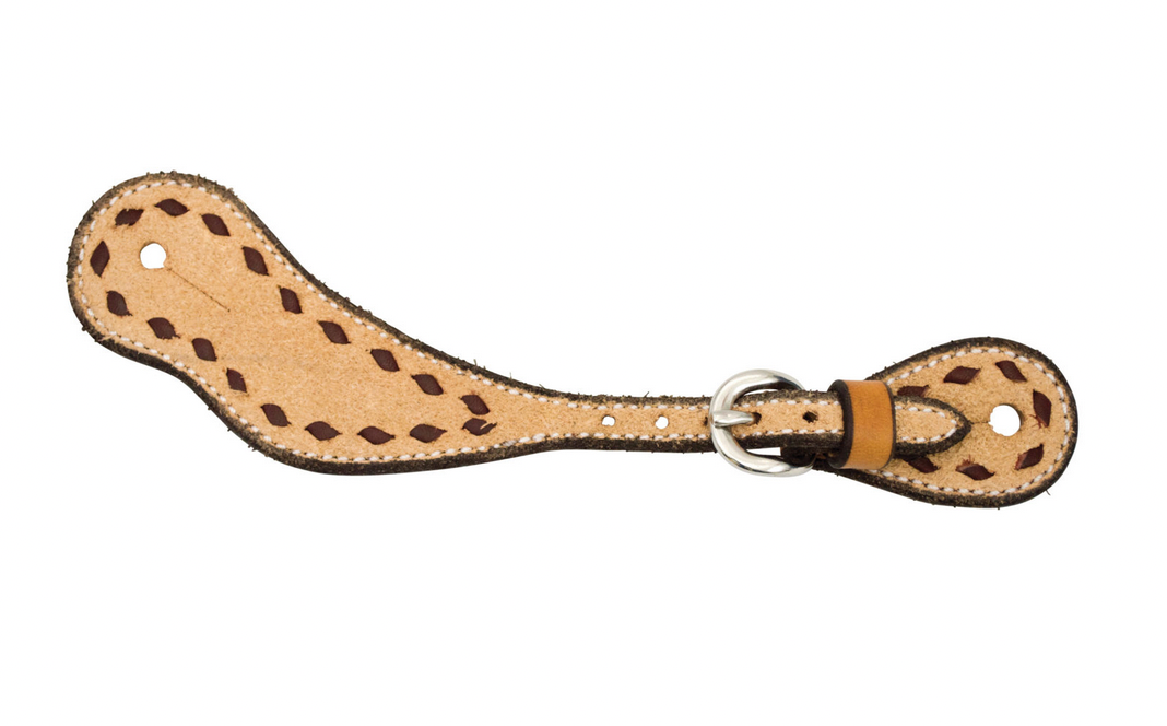 Cowboy Tack Buckstitch Spur Strap