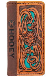 Hooey Cash Turquoise Inlay Rodeo Wallet