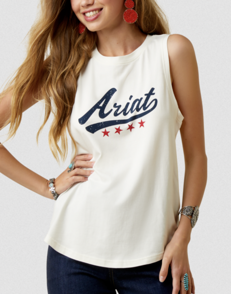 Ariat Women's Graphic Tank Top Shirt.