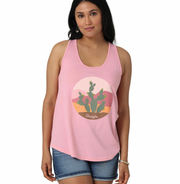 Wrangler Women's Pink Graphic Tank Top