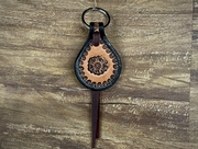 Circle Y Round Flower Keychain