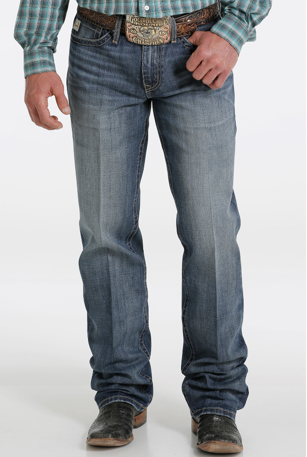 Cinch Men's Grant Dark Stonewash Jean C3