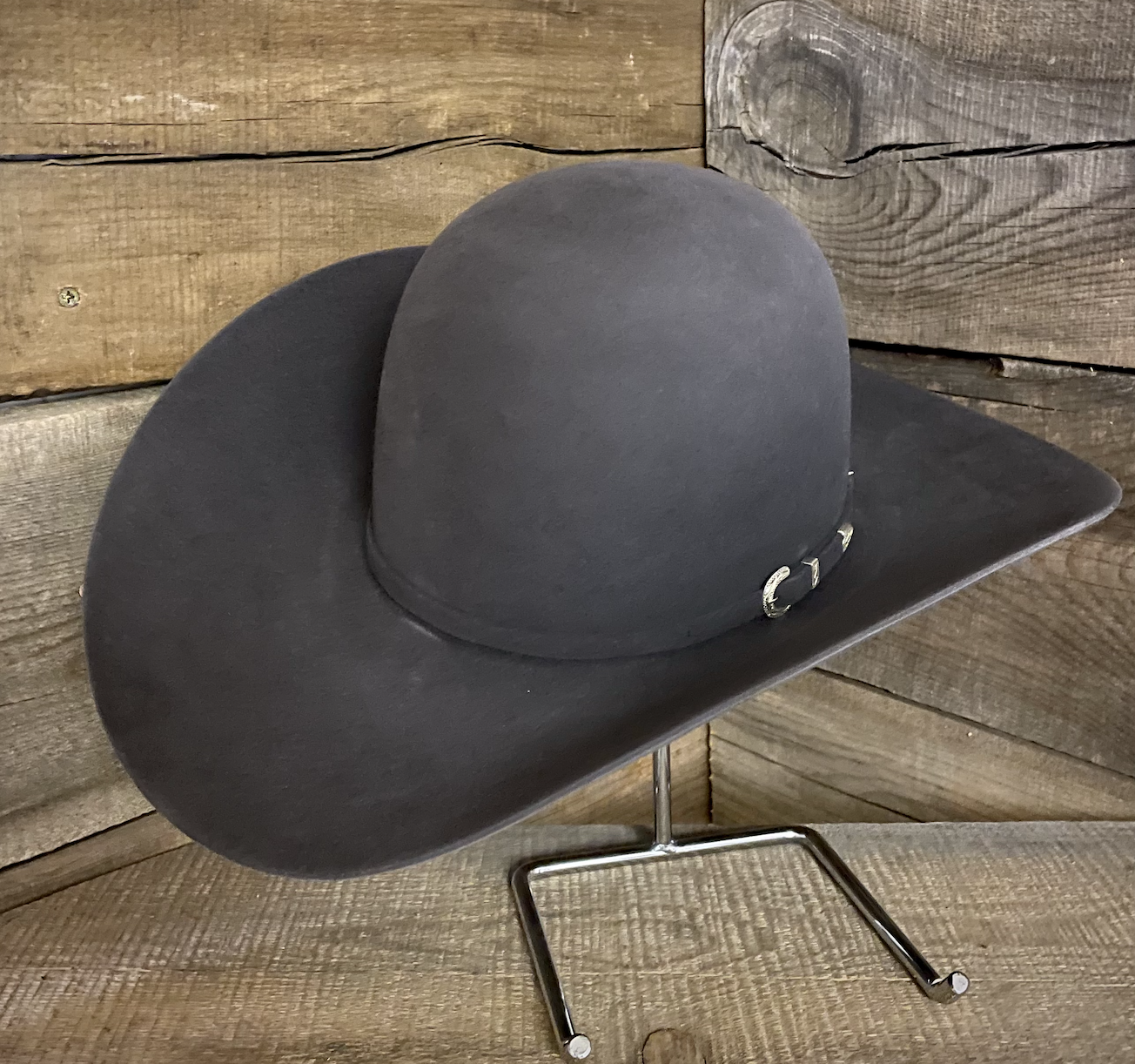 American 40X 4 1/4" Steel Open Felt Hat