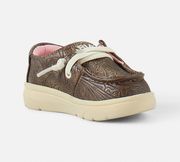 Ariat Toddler Brown Floral Hilo Shoe