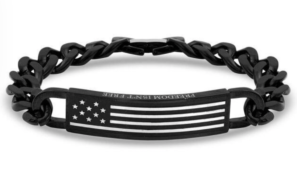 Montana Silversmiths Freedom isn't Free Bracelet.