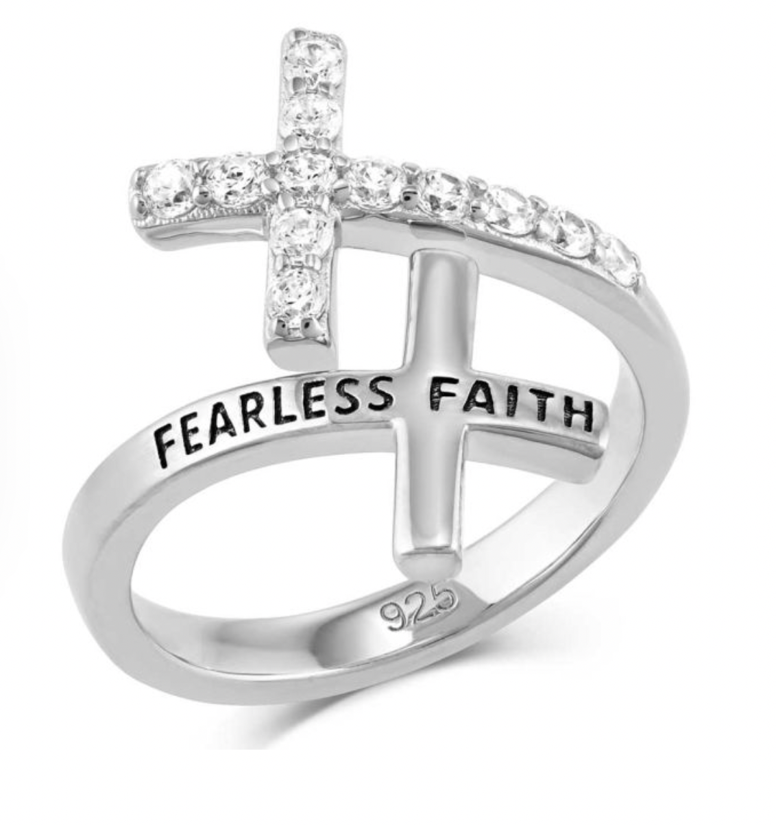 Montana Silversmiths Fearless Faith Ring.