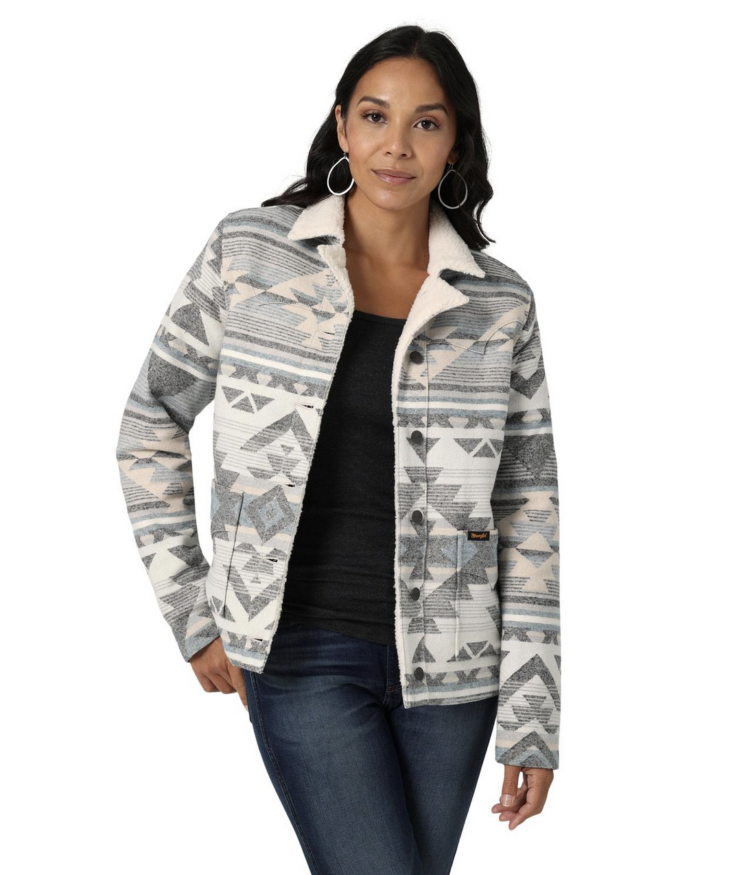 Wrangler Women's Southwestern Barn Coat C4